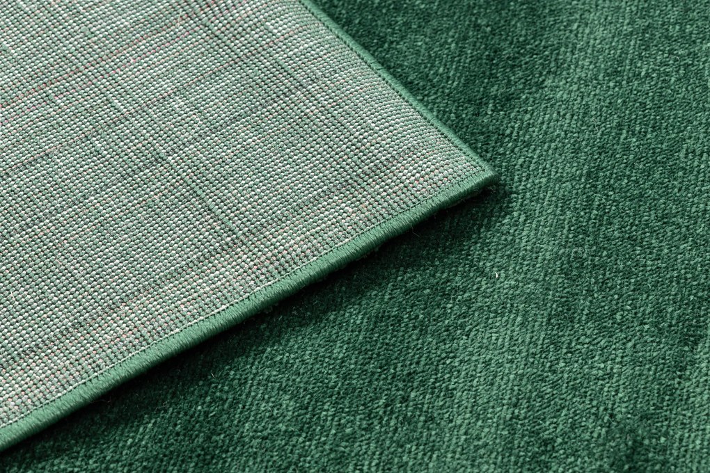 Koberec SOFTY Jednofarebný, tmavozelený