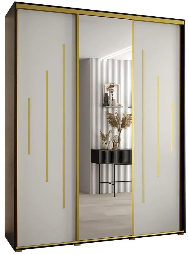 Skriňa 45 Canaris 13 200 čierna/biela/gold