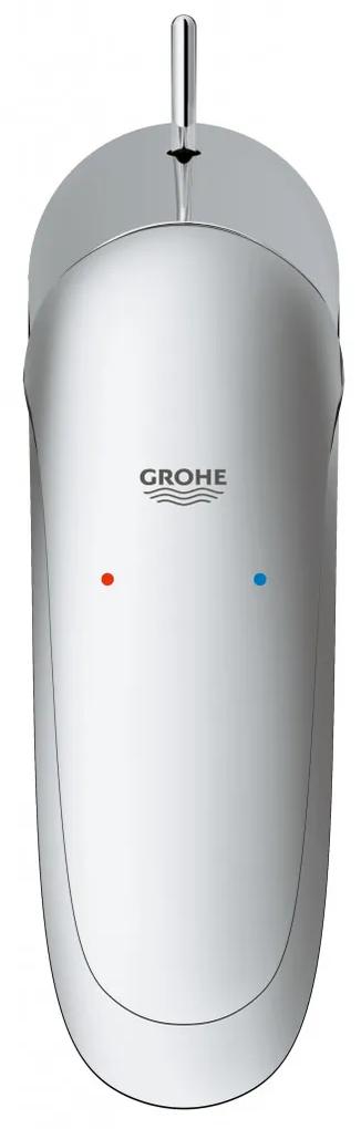 GROHE Eurostyle - Páková umývadlová batéria s odtokovou garnitúrou, veľkosť S, chróm 23707003