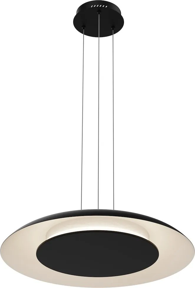 Závesné LED svietidlo Piattino, 1x LED 30w, 3000-6000k, b/w