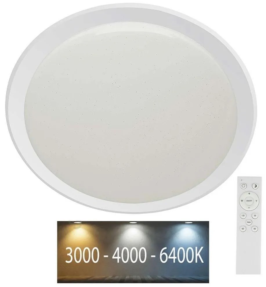 LED Stmievateľné stropné svietidlo LED/40W/230V 3000K/4000K/6500K + DO