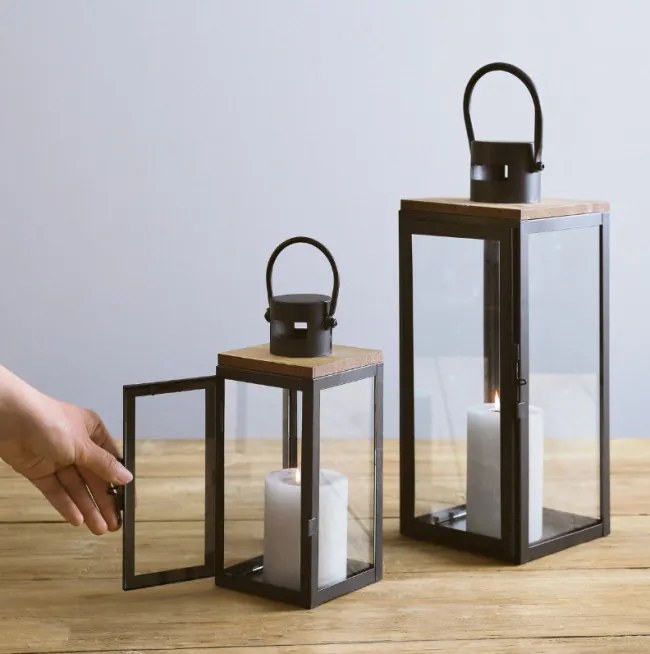 Lampáš HOGEN čierny 812304