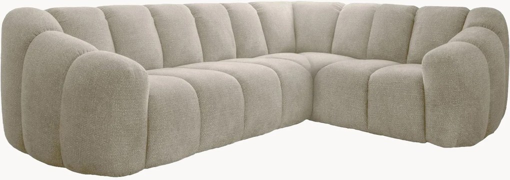 Ženilková rohová pohovka Shell