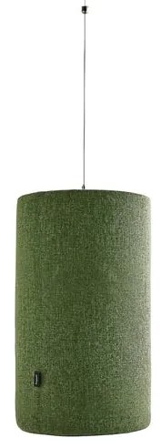 Akustický panel POLY, valec, Ø280x500 mm, stropný, zelená