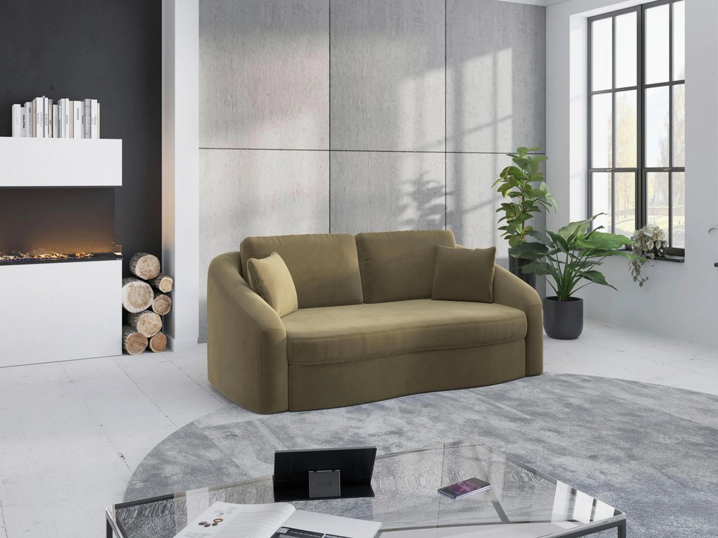 XXXLutz 2,5-MIESTNA POHOVKA, textil, olivovozelená Sit & More - Sedačky - 000144017426