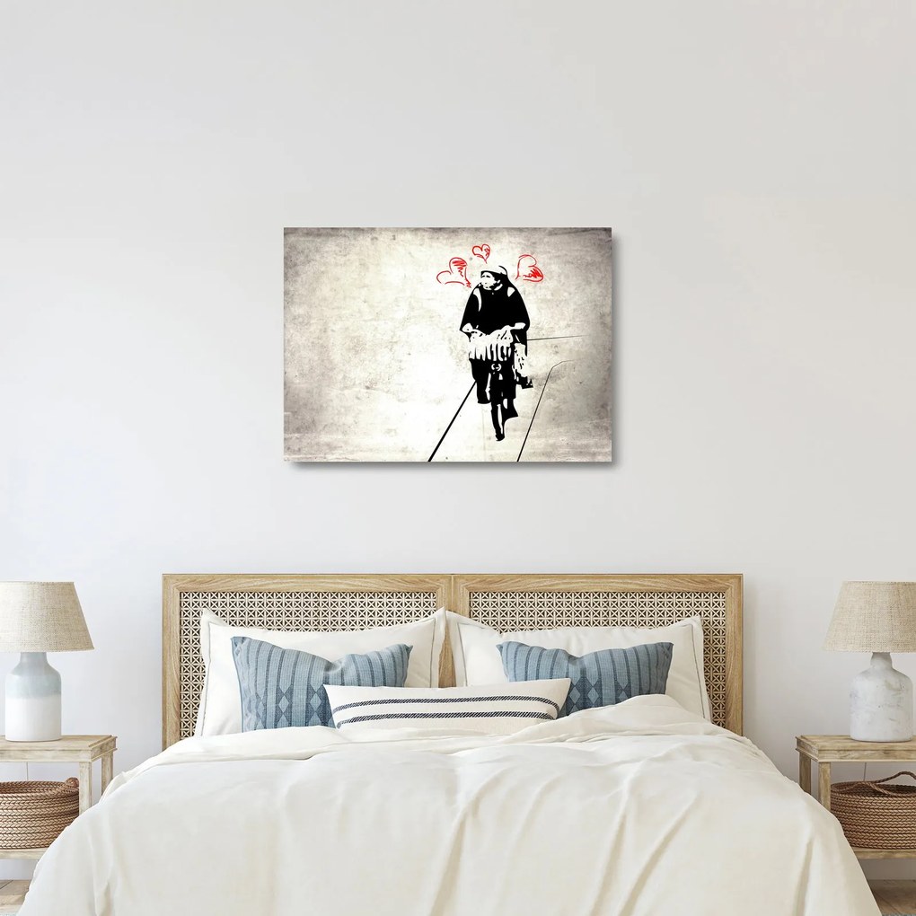 Sklenený obraz - Pocit voľnosti (70x50 cm)