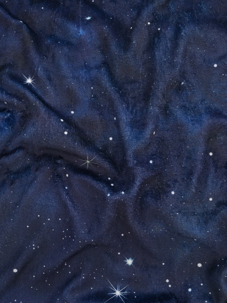 Obliečka na vankúš mikroplyš Digital 40 × 40 cm - Hviezdna obloha