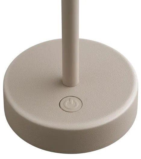 Nordlux - LED Stmievateľná nabíjacia stolná lampa ELLEN LED/2,8W/3,7V IP44 béžová
