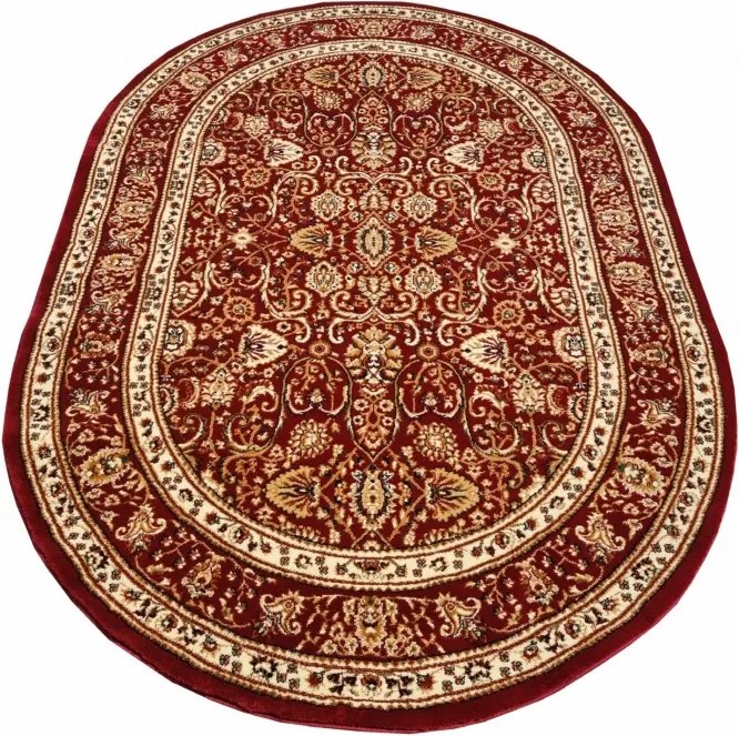 DC Koberec Orient ovál 007 červená Rozmer: 60×100 cm