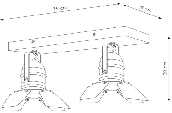 Lucide 17997/02/66 - Bodové svietidlo PICTO 2xGU10/35W/230V ružová