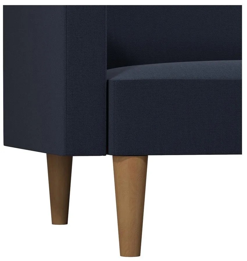 Tmavomodrá rozkladacia pohovka Støraa Mainstays