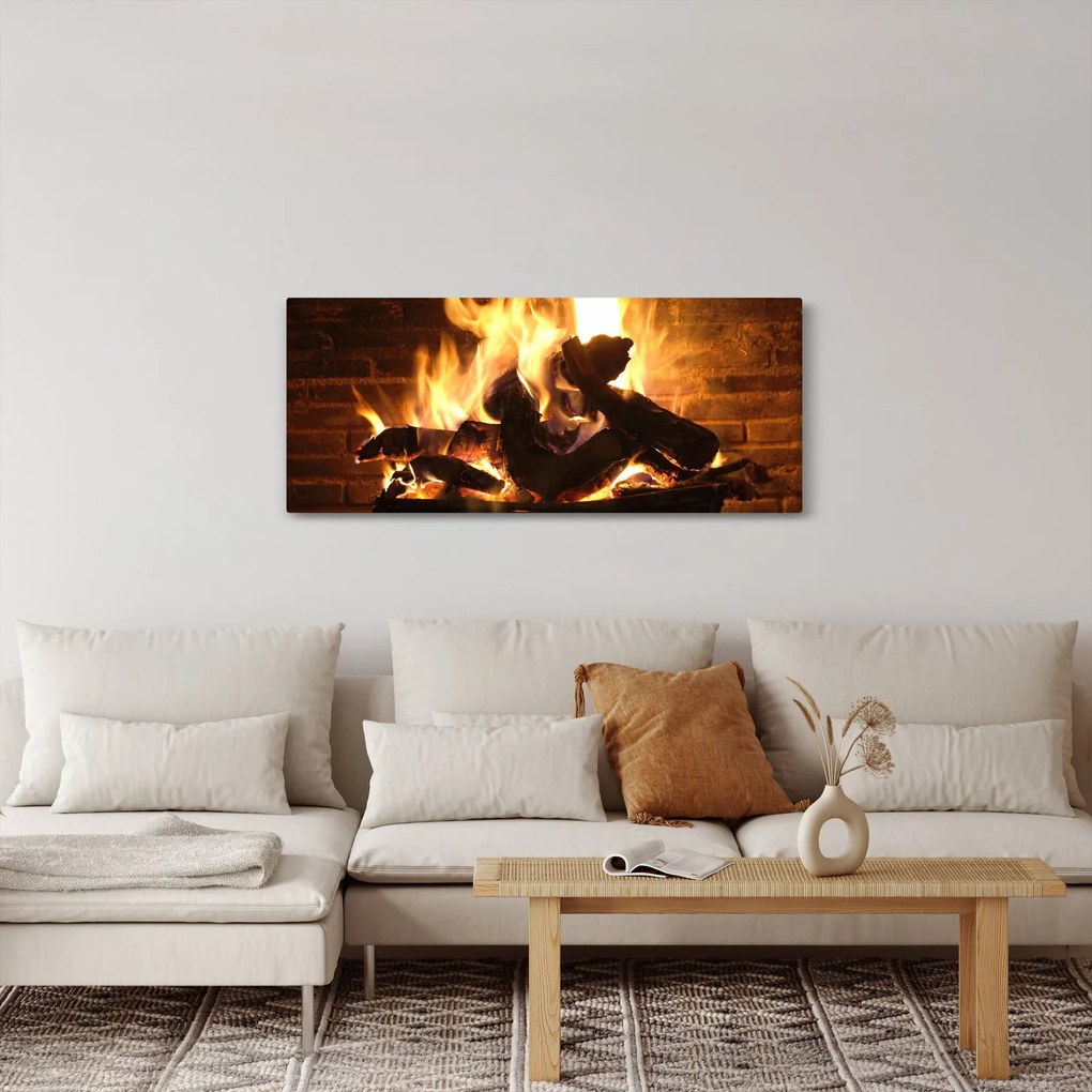 Obraz - Oheň (120x50 cm)
