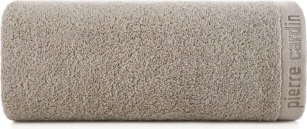 BAVLNENÝ UTERÁK PIERRE CARDIN EVI 70X140 CM TMAVOBÉŽOVÁ
