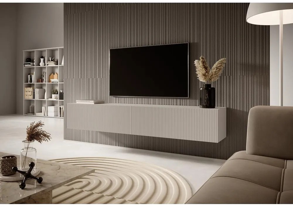 TV skrinka/stolík Vertigo 175  (sivobéžová). Akcia -20%. Vlastná spoľahlivá doprava až k Vám domov. 1099030