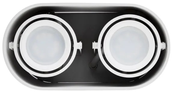 Bodové svietidlo SIROK 2xGU10/30W/230V biela