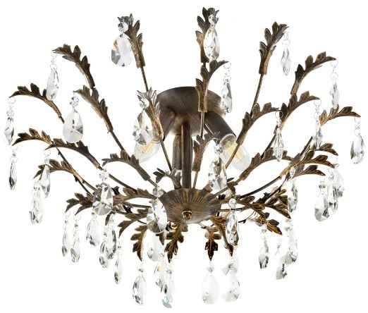 ONLI - Stropné svietidlo TERESA 3xE14/6W/230V bronzové