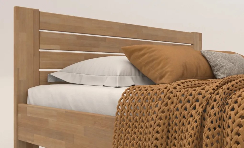 Posteľ Irma 180x200 cm, prírodný buk