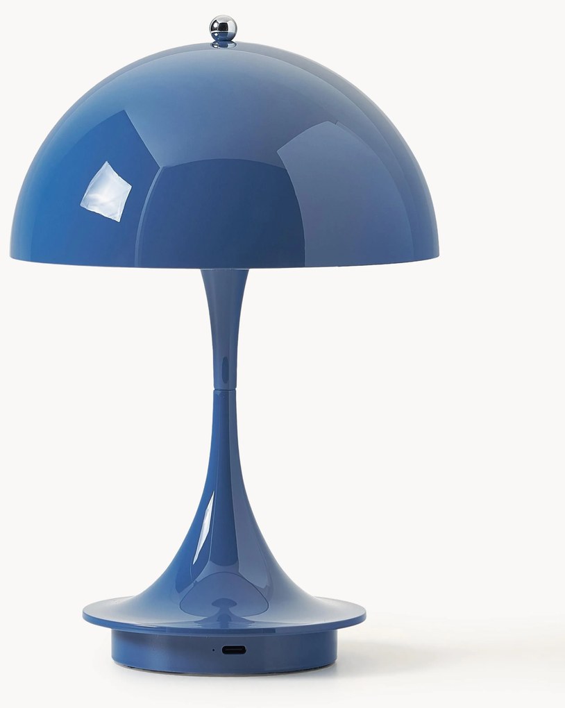 Prenosná stmievateľná stolová LED lampa Panthella, V 24 cm, dizajn Verner Panton