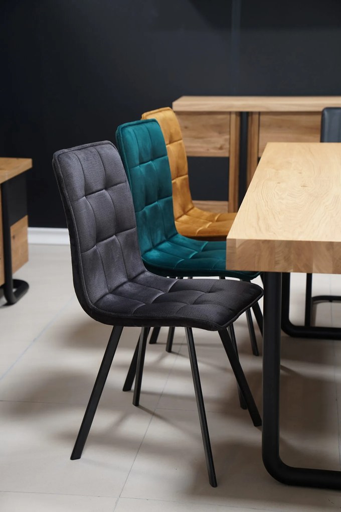 Stolička ORLANDO Vyberte látku ->: Solar Šedá