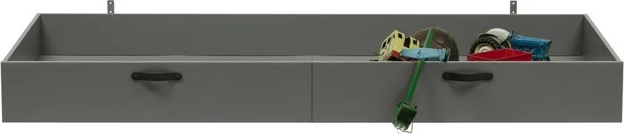 Sivá zásuvka pod posteľ Morris – WOOOD