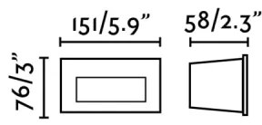 FARO 70289 - LED Vstavané svietidlo MANI LED/5W/230V IK07 IP65 šedá