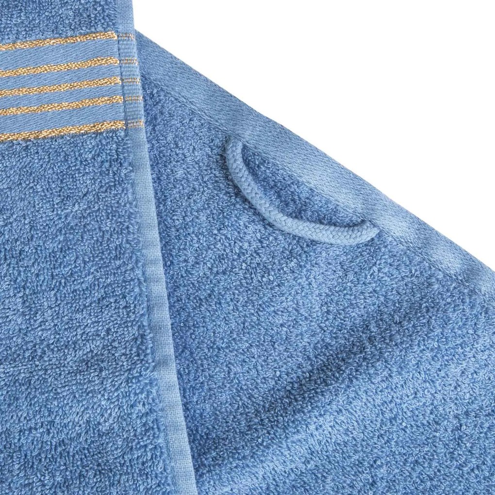 BAVLNENÝ UTERÁK TIWANO 70X140 CM SVETLOMODRÁ