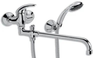 Novaservis Metalia 55, vaňová paneláková batéria 100 mm, chrómová, 55037,0