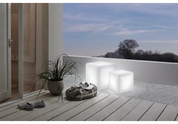 Eglo 31053 - LED RGBW Stmievateľná vonkajšia lampa 1xE27/9W/230V 30 cm IP65