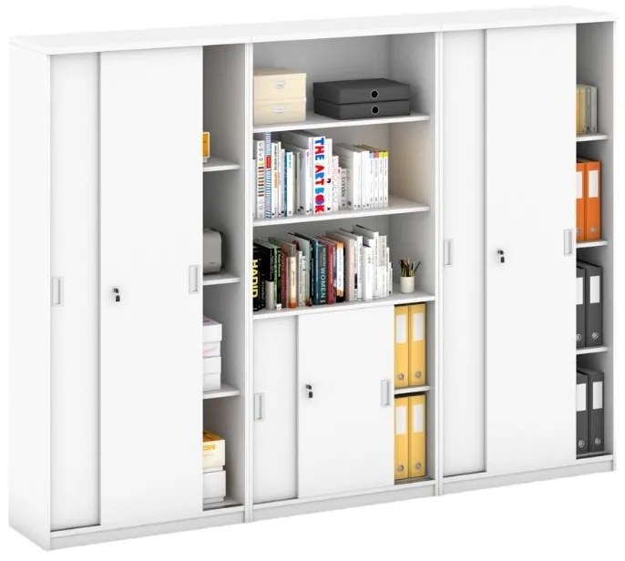 Zostava skríň MIRELLI, Typ IX - biela