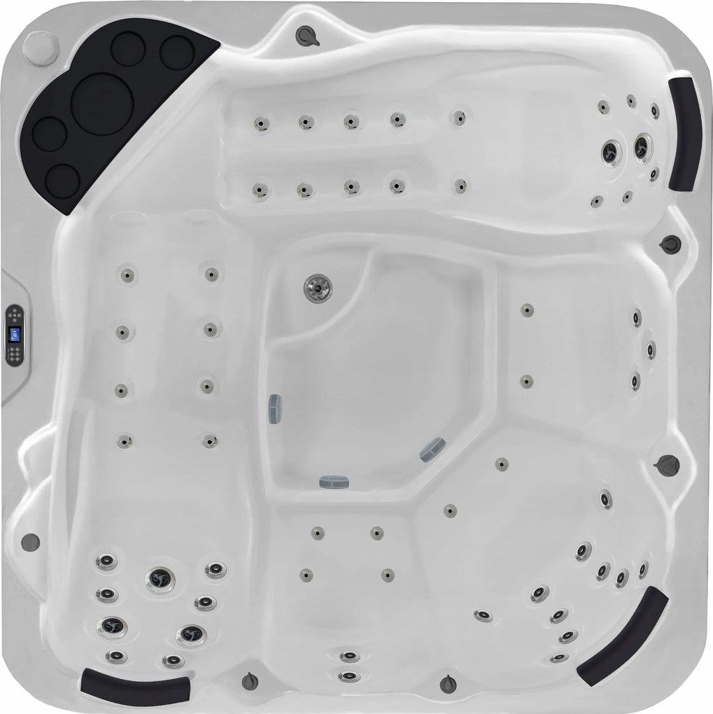 Poľské celoročná vonkajšia záhradná vírivka pre 5 osôb 220x220 kúpeľná vaňa