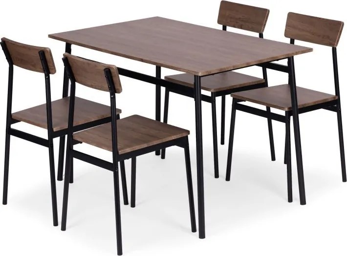 Sada nábytku do jedálne, kuchyne, stôl, 4 stoličky MALMO