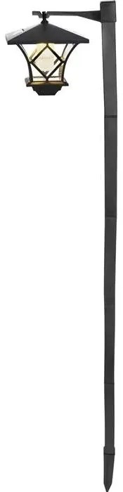 Solárny lampáš záhradný 153cm