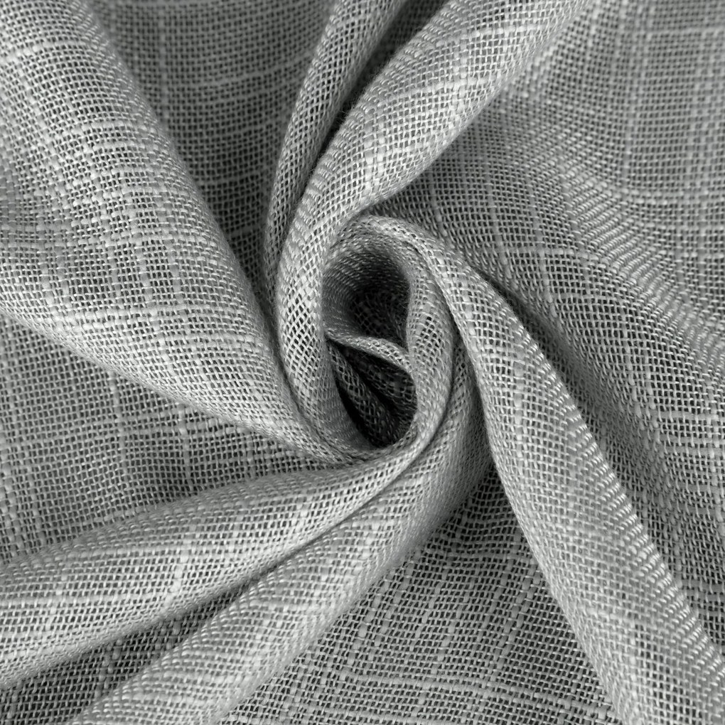 ZÁVES NA KRÚŽKOCH LIREN 140X250 CM STRIEBORNÁ