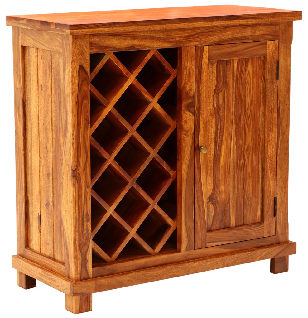 furniture-nabytek.cz - Domácí barová skříň 90x90x45 z masivu palisandr