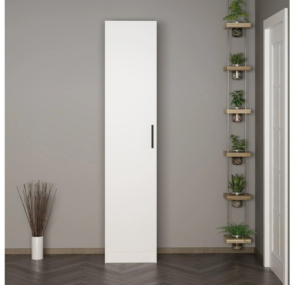 Policová skriňa Nemake 15 (biela) . Akcia -24%. Vlastná spoľahlivá doprava až k Vám domov. 1093930