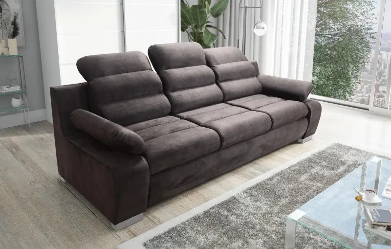 Pohovka Denver 3R, antracitová (MIL 10834)