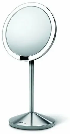 Simplehuman Senzorické kozmetické zrkadielko cestovné s Tru-lux LED osvetlením 10x zväčšenie