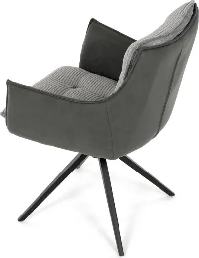 Jedálenská stolička sivá DCH-D1345 GREY2