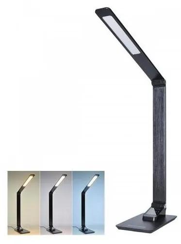 Solight Solight WO59-B - LED Stmievateľná stolná lampa s displejom LED/8W/230V čierna SL1094