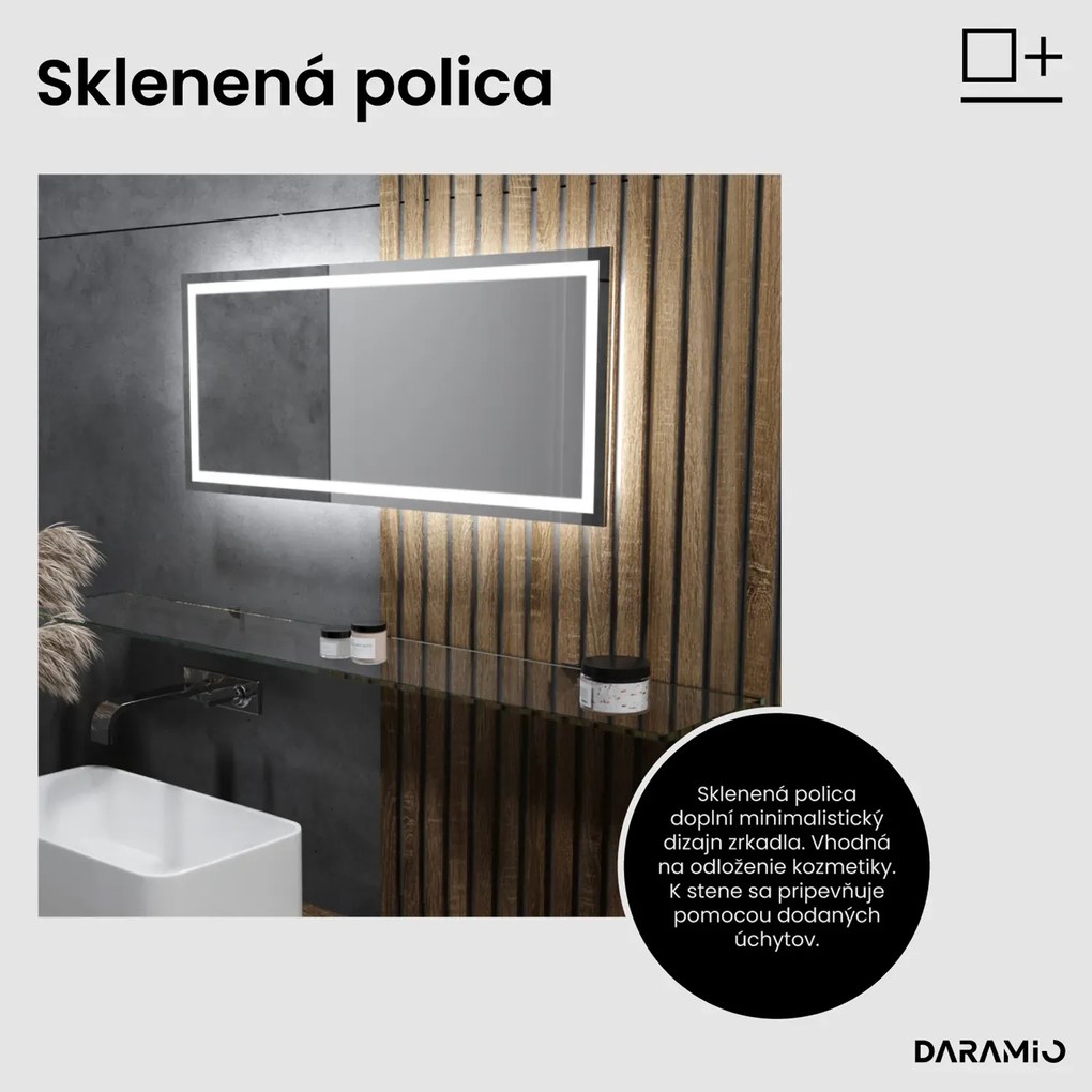 Zrkadlo s LED osvetlením F2