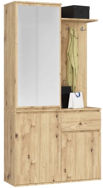 Predsieňová zostava ENTRO artisan oak