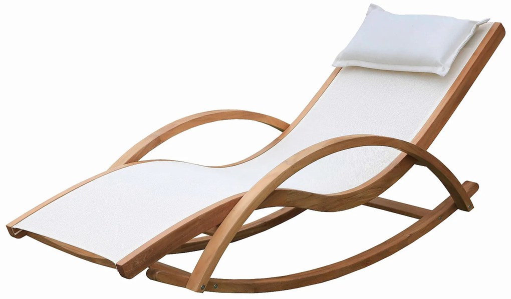 DEOKORK Záhradné lehátko teak CELESTE