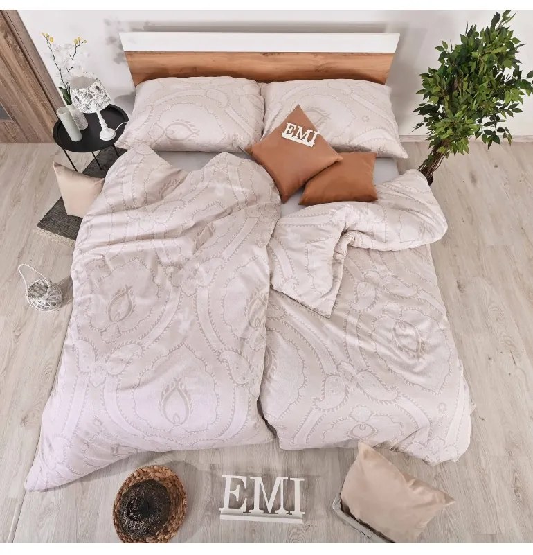 Obliečky Oranje satén EMI, Štandardný set jednolôžko obsahuje 1x 140x200 + 1x 70x90