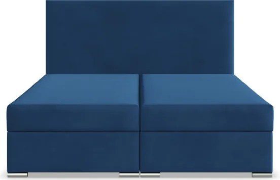 Manželská posteľ ZONZA Velvet 160×200 cm tmavomodrá