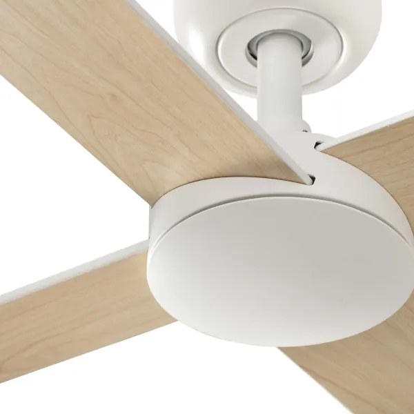 FARO 34355-Stropný ventilátor RUDDER L béžová/biela pr. 132 cm + diaľkové ovládanie