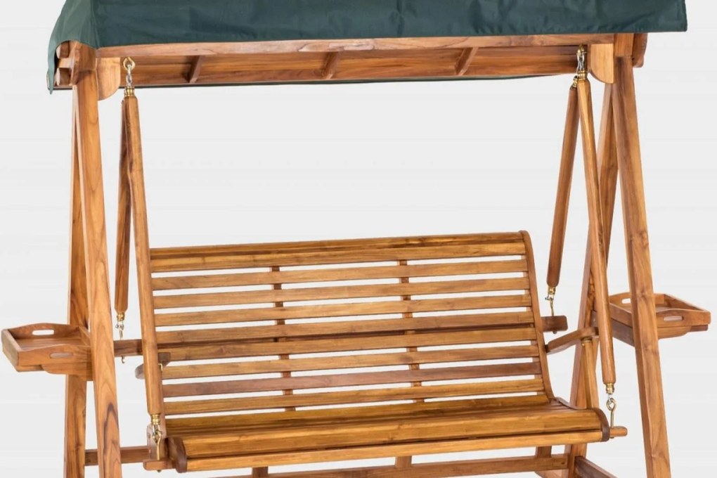 Záhradná hojdačka AVANTI II teak 160 cm prírodná