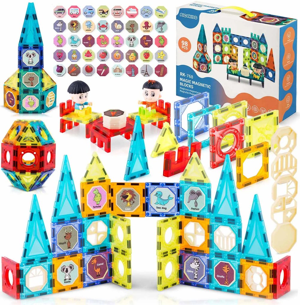 RK-768 Magnetické kocky Ricokids Tower