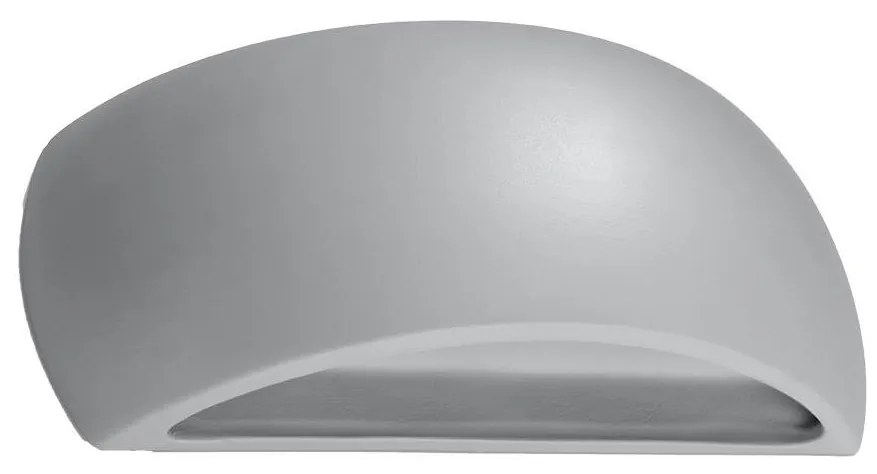 Sollux SL.0875 - Nástenné svietidlo PONTIUS 1xG9/40W/230V šedá