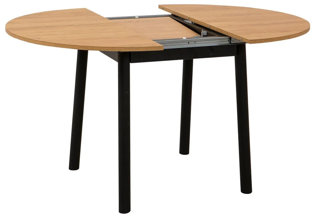 Jedálenský stôl Oliver Oak Black
