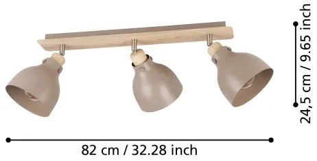 Eglo 900713 - Bodové svietidlo ARRECIFE 3xE27/28W/230V